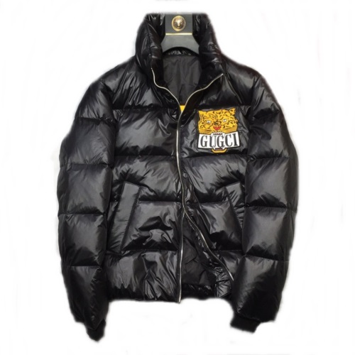 グッチグッチメンズタイガーカジュアルダックダウンパディングc01862ブラック