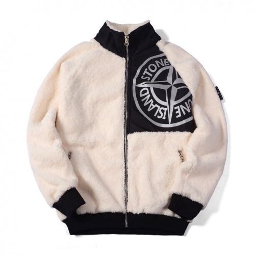 ストーンアイランドメンズカジュアルフランネルジャケットo0101ホワイト