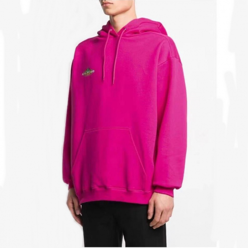 バレンシアガバレンシアガメンズオーバーサイズコットンフーディl0399ピンク