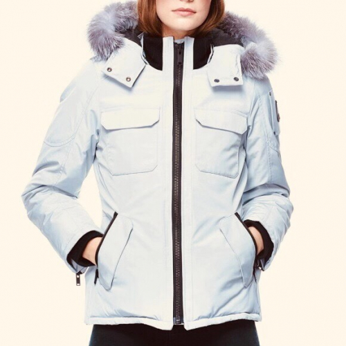 ムースナックルズレディースダックダウンパディングo0094ホワイト