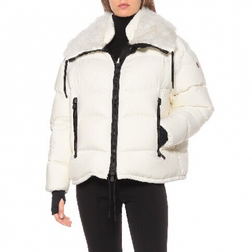 モンクレールモンクレールレディースパッチモダンダックダウンパディングc01274ホワイト