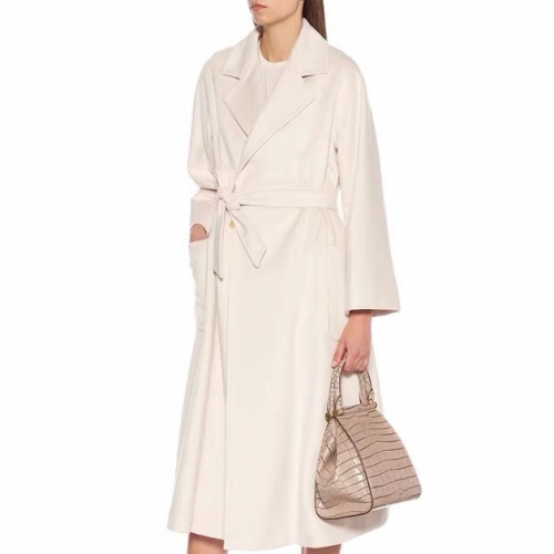 マックスマーラレディーストレンディカシミヤコートx0042アイボリー