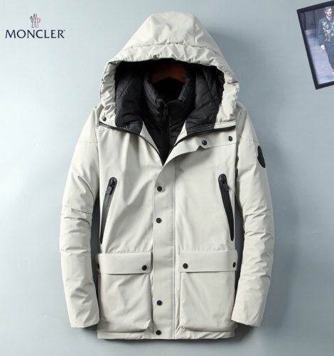モンクレールモンクレールメンズパッチグースダウンカジュアルジャケットc01283ホワイト