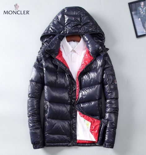 モンクレールモンクレールメンズパッチモダンダウンパディングc01285ネイビー