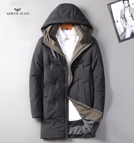 アルマーニアルマーニメンズカジュアルダウンジャケットm0496ブラック