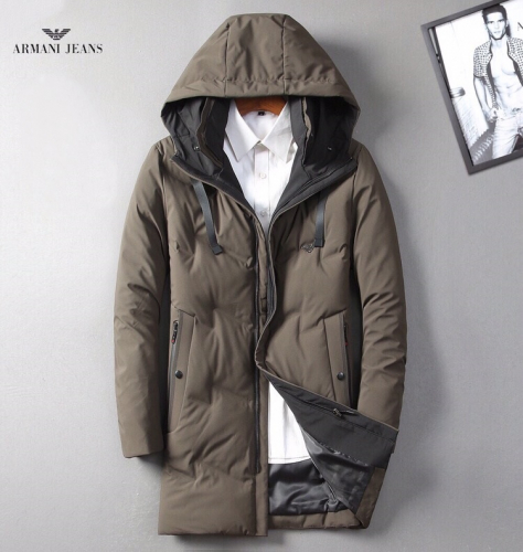 アルマーニアルマーニメンズカジュアルダウンジャケットm0497カーキ