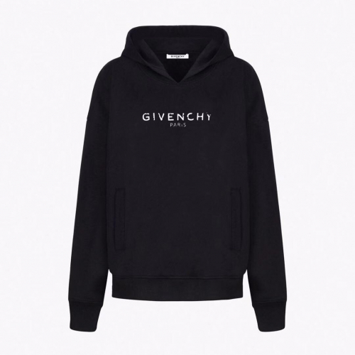 ジバンシィジバンシィメンズカジュアルコットンフーディv0277ブラック