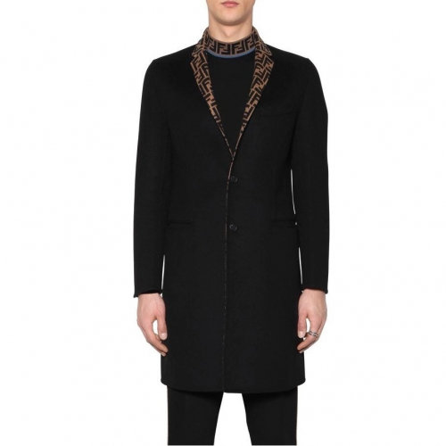 ェンディメンズカシミヤコートn0490.ブラック