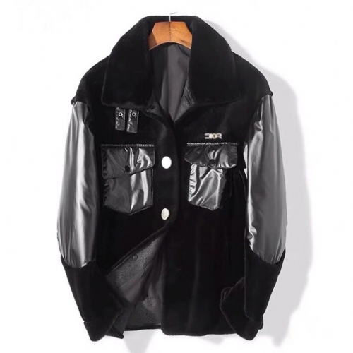 ディオールメンズモダンカジュアルフランネルジャケットo04662(ブラック/ブラウン)