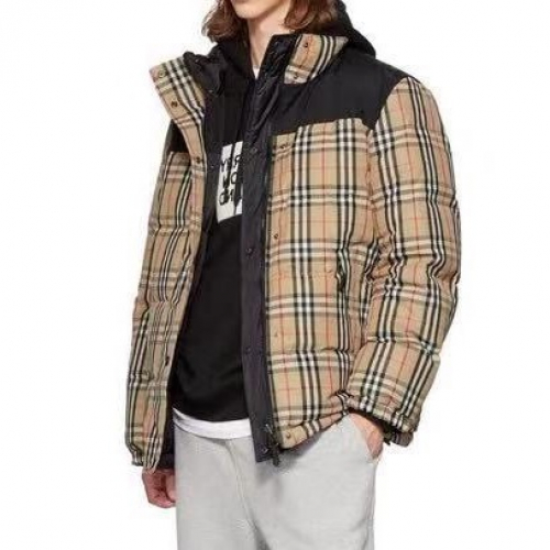 バーバリーメンズカジュアルダウン両面パディングr01778キャメル