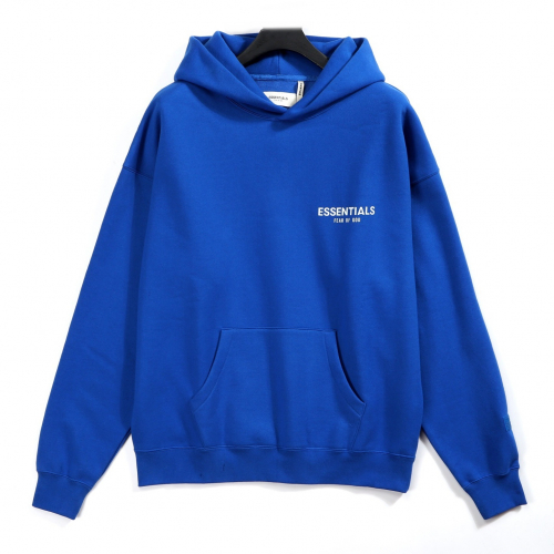 フィアオブゴッドメンズオーバーサイズコットンフーディa0079ブルー