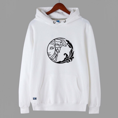 ヴェルサーチェヴェルサーチェメンズメデューサカジュアルコットンフーディr0450ホワイト