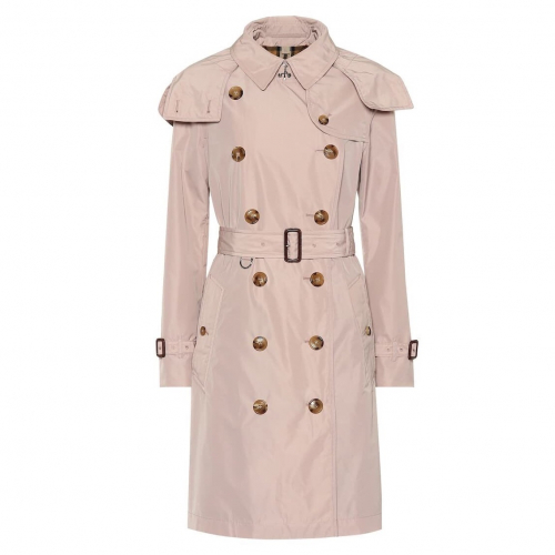 バーバリーバーバリーレディースヴィンテージコットントレンチコートr01802ピンク