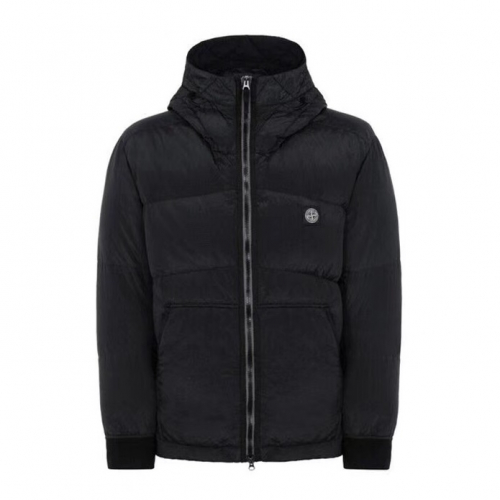 カスタム級ストーンアイランドメンズカジュアルダウンパディングo0108.ブラック