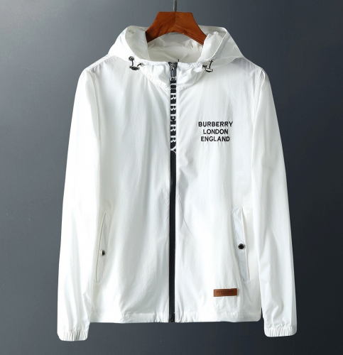 バーバリーバーバリーメンズカジュアルウィンドブレーカージャケットr01817.ホワイト