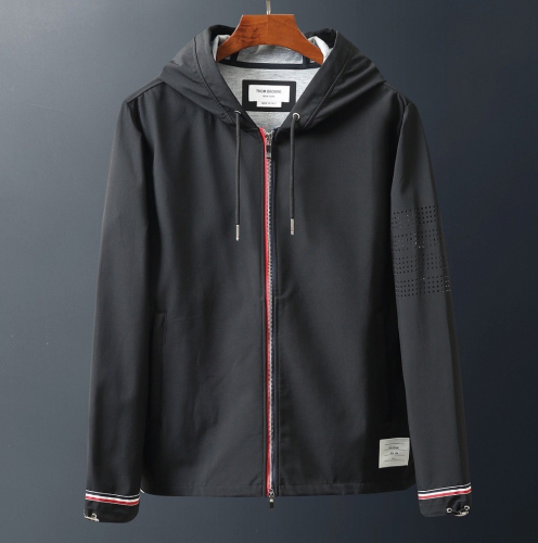 トムブラウントムブラウンメンズカジュアルウィンドブレーカージャケットm0464.ブラック