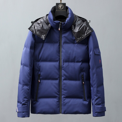 モンクレールモンクレールメンズパッチモダンダックダウンパディングc01307ブルー