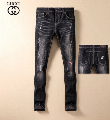 グッチグッチメンズカジュアルイニシャルジーンズc01950ブラック