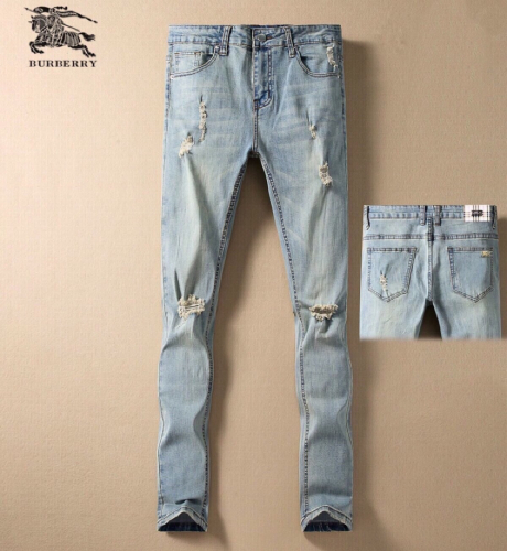 バーバリーバーバリーメンズビジネスクラシックデニムジーンズr01844ブルー