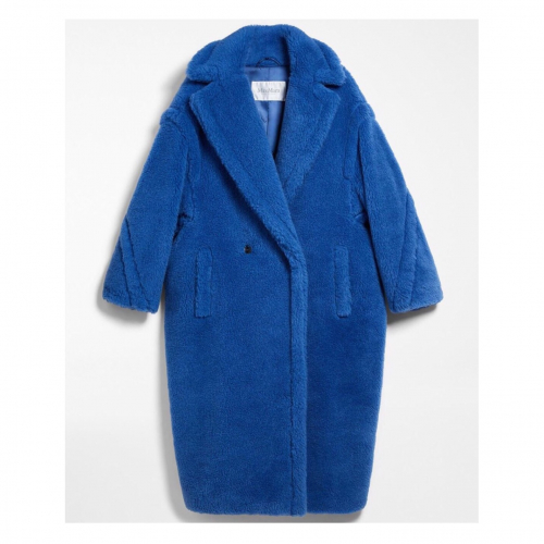 マックスマーラレディースビジネスカシミヤコートx0051ブルー