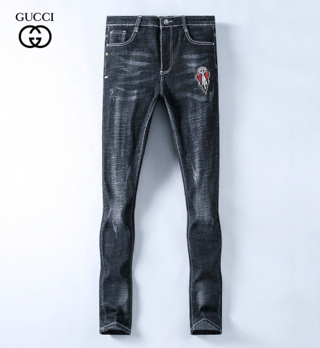グッチグッチメンズカジュアルイニシャルジーンズc01960ブラック