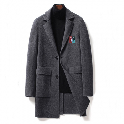 ルイヴィトンルイヴィトンメンズカシミヤコートu01531グレー