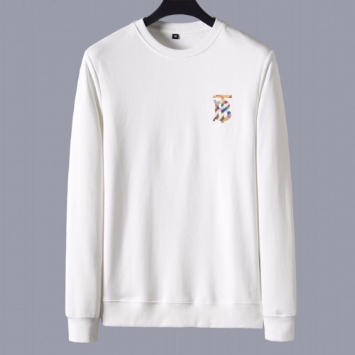 バーバリーバーバリーメンズカジュアルシルケットスウェットシャツr018662(ブルー/ホワイト)