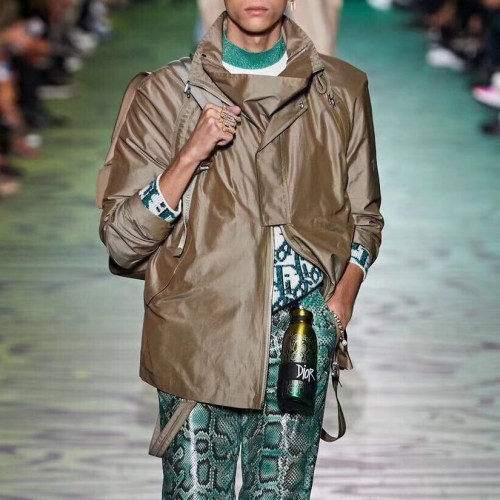 ディオール-ディオールメンズレトロクルーネックウールセーターo0494.グリーン