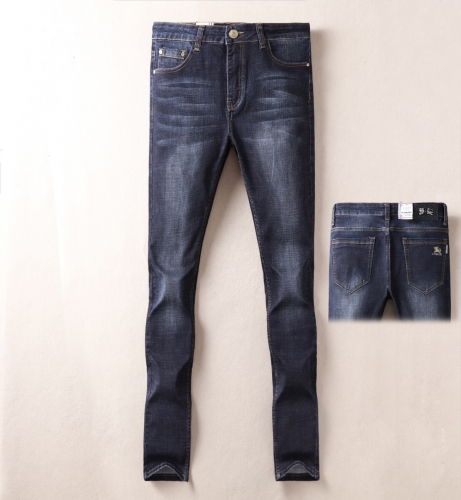 バーバリーバーバリーメンズビジネスクラシックデニムジーンズr01892ブルー