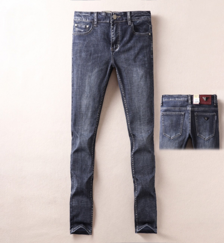 アルマーニアルマーニメンズビジネスクラシックデニムジーンズm0552ブルー