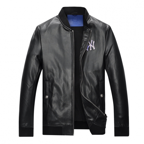 グッチグッチメンズカジュアルレザージャケットc01977ブラック