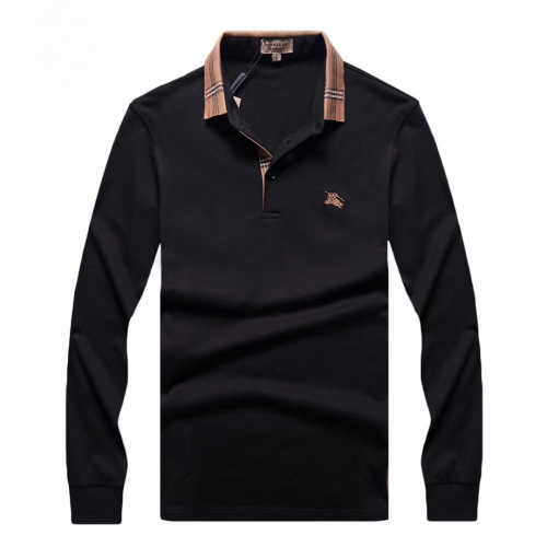 バーバリーバーバリーメンズカジュアルコットンポロスウェットシャツr01898ブラック