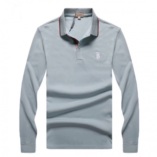 バーバリーバーバリーメンズカジュアルコットンポロスウェットシャツr01900