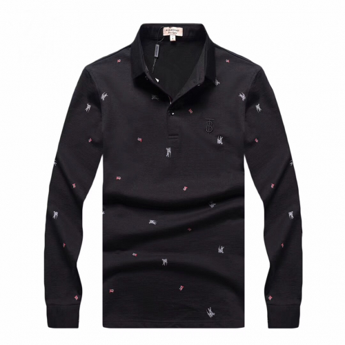 バーバリーバーバリーメンズカジュアルコットンポロスウェットシャツr01904ブラック