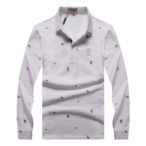 バーバリーバーバリーメンズカジュアルコットンポロスウェットシャツr01905ホワイト