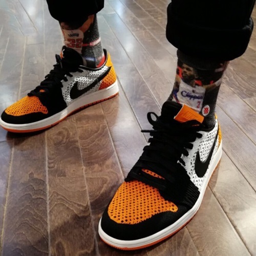 ジョーダンナイキメンズランニングシューズ,S0183,,オレンジ+ブラック