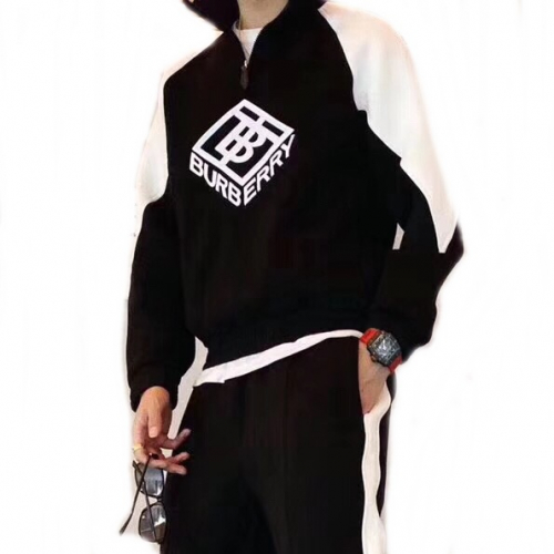 バーバリーバーバリーメンズカジュアルコットンスウェットシャツr01914ブラック