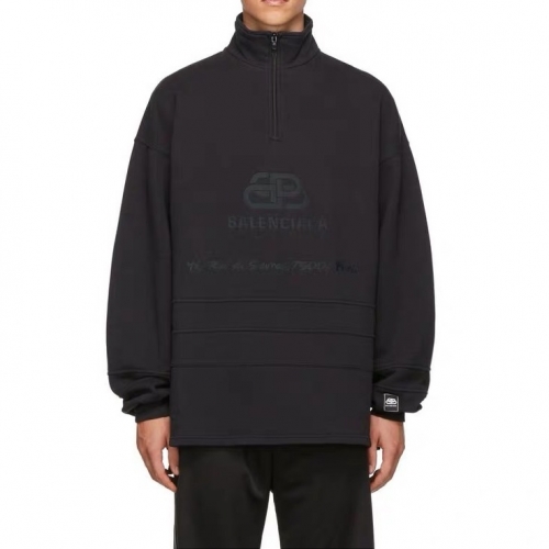 バレンシアガ-バレンシアガメンズコットン起毛スウェットシャツl0126ブラック