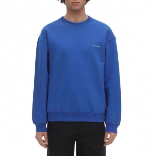バレンシアガ-バレンシアガメンズコットンスウェットシャツl0126ブルー