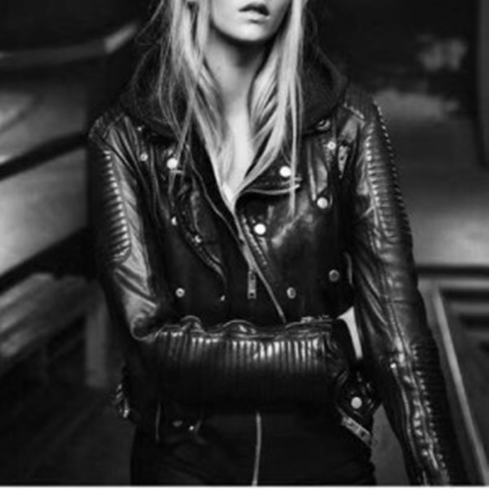 バーバリーレディースレザージャケットr1942