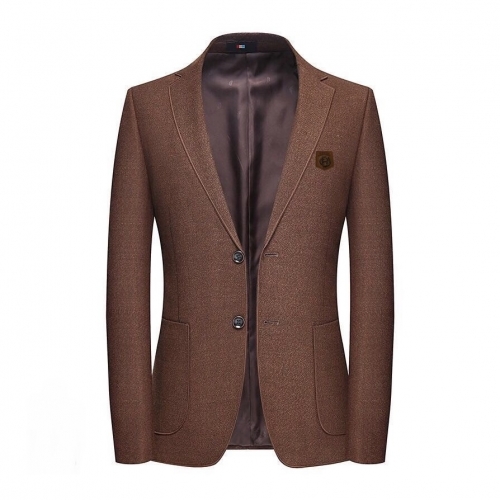 エルメスメンズビジネスカシミヤスーツジャケットr0369ブラウン