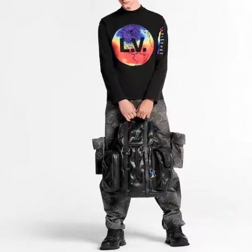 ルイヴィトン-ルイヴィトンメンズクルーネックセーターu01561ブラック