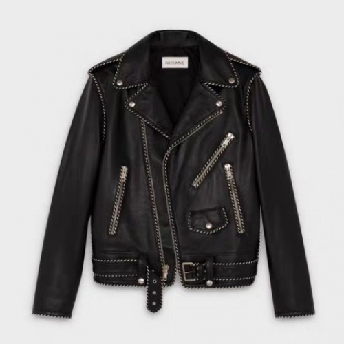 セリーヌメンズカジュアルレザージャケットl54