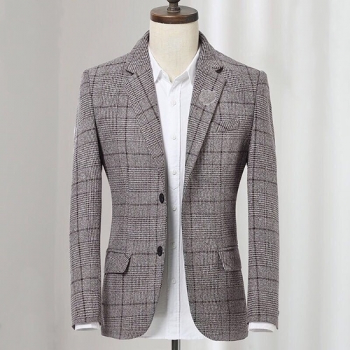 ケンゾーケンゾーメンズタイガーカシミヤスーツジャケットn0086グレー
