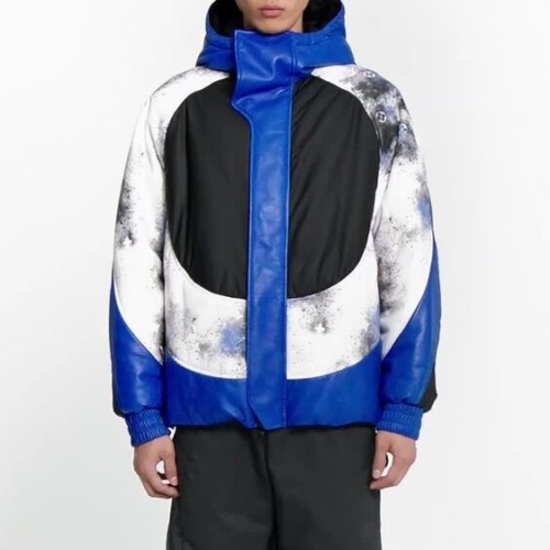 ルイヴィトンルイヴィトンメンズモノグラムレザージャケットu01567ブルー