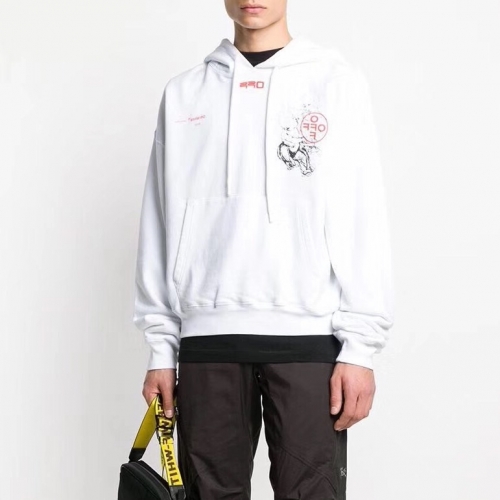 オフホワイトオフホワイトメンズオーバーサイズフーディf0323ホワイト