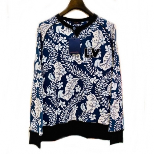 ルイヴィトンルイヴィトンメンズカジュアルコットン長袖Tシャツu01586ブルー