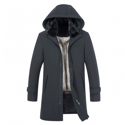 バーバリーバーバリーメンズビジネスミンクコートr02001ブラック