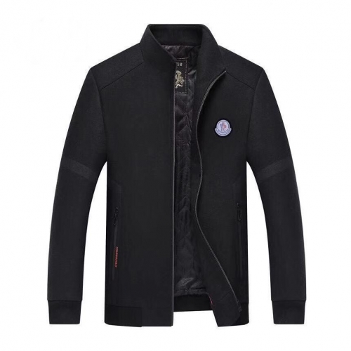モンクレールモンクレールメンズパッチカジュアルカシミヤジャケットc01387ブラック