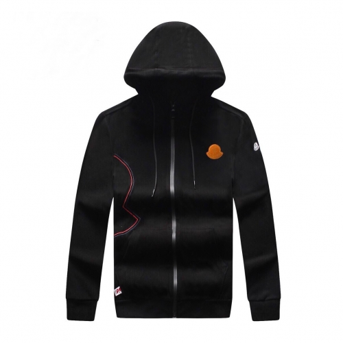 モンクレールモンクレールメンズカジュアルシルケットフーディc01389ブラック